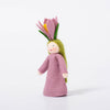 Felt Flower Fairy Crocus with Flower on Head | © Conscious Craft